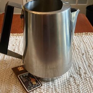 60s-70s Vintage Stainless Chrome Pitcher